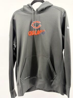 NFL Nike Gray Therma-FIT Onfield Apparel Hoodie Label